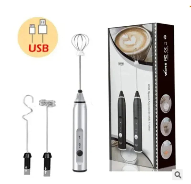 Solara FrothPro™ USB Rechargeable Milk Frother & Whisk
