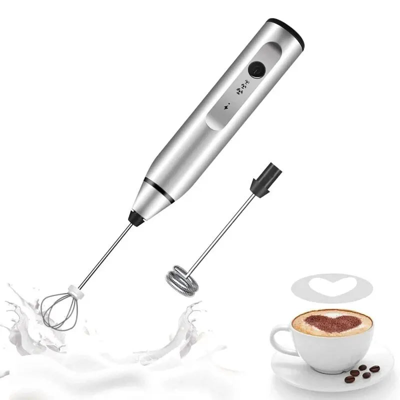 Solara FrothPro™ USB Rechargeable Milk Frother & Whisk