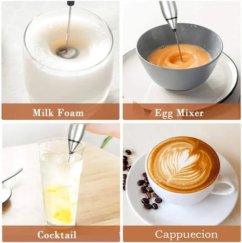 Solara FrothPro™ USB Rechargeable Milk Frother & Whisk
